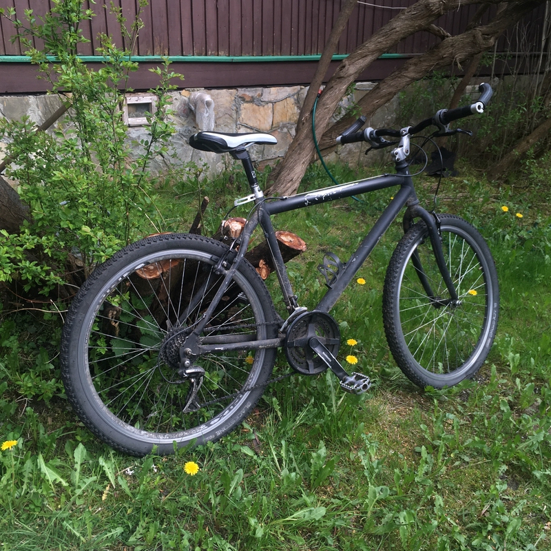 My friend's bicycle I call it the little steel horse